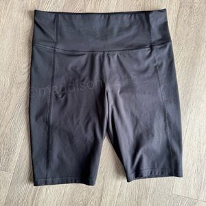 All In Motion 10” Biker Shorts High Waisted Black XL